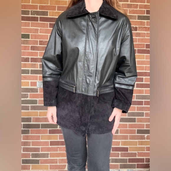 Vintage Leather/Suede Jacket - Picture 3 of 13